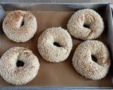 Foto langkah ke 9 dari resep New York Bagels.