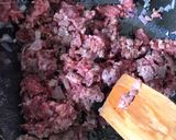 A picture of step 2 of Shepherd pie.