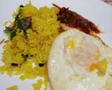 Gambar langkah 3 resipi Nasi Kuning.