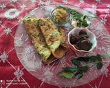 A picture of step 8 of Moringa Palak Thepla.