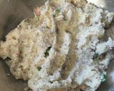 A picture of step 3 of Crispy Sama sabudana nuggets.