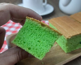 Foto langkah ke 6 dari resep Pandan Ogura Cake.