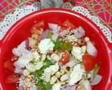 A picture of step 3 of Tofu Vegetable Salad.