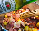A picture of step 6 of Drunken 🥴 Bbq Smoked Sausage.
