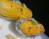 A picture of step 3 of Mexican corn on the cob.