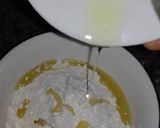 A picture of step 1 of Naan bread.