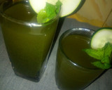 A picture of step 2 of Mint cucumber lemonade.