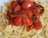 Foto del paso 3 de la receta Pasta Napolitana con tomates cherry y champiñones