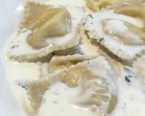 Une image de l'étape 6 de Raviolis ricotta et pancetta.