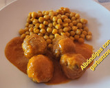 Foto del paso 13 de la receta: Albóndigas con garbanzos o puré de patatas
