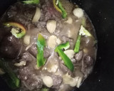 Foto del paso 5 de la receta: Corazón de res con champiñones al vino