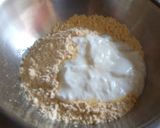A picture of step 1 of Mug dhokla.