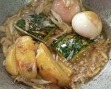 A picture of step 8 of Katla fish with baby pumpkin/ kochi kumdo diye katla machher jhol.