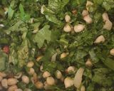 A picture of step 6 of Spinach corn bites.