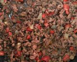 Foto del paso 6 de la receta Cuscus con carne picada y verduras con miel y vinagre balsámico de módena