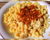 White Macaroni with stew(sauce)matakin girki1 hoto
