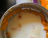 A picture of step 2 of Mango milkshake.