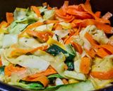 Foto del paso 2 de la receta: TORTILLA ZUCCHINI🥒🥕Forrada con Queso🧀Colby Jack...!