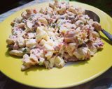 A picture of step 5 of Creamy Chicken Macaroni Salad.