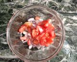 A picture of step 1 of Masala omelette.