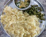 A picture of step 1 of Green Peas & Potato Stuffed Pitha.
