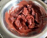 A picture of step 2 of Double Chocolate Eggless brownie 🤎.
