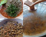 A picture of step 3 of Sprouts Moong Subji.