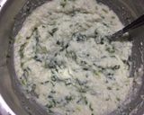 A picture of step 1 of Coriander Rice Idli.