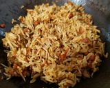 A picture of step 8 of South Indian Tomato Rice.