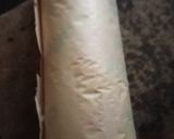 A picture of step 14 of Firni stuffed Rice flour Deco roll cake.
