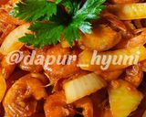 Foto langkah ke 4 dari resep Udang Saus Pedas.