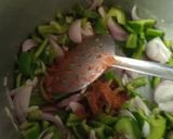 A picture of step 4 of Chicken Fajita Pasta.