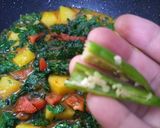 A picture of step 6 of Methi Aloo.