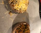 A picture of step 5 of Chorizo stuffed portobellos.
