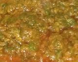A picture of step 5 of Egg and Spinach curry.