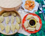 Hình bước làm 7 của món Bánh Mandu Hấp Nhân Tôm Thịt