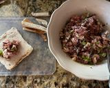 A picture of step 1 of Chả Giò Sandwich.