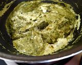A picture of step 9 of Creamy Palak paneer.