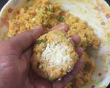 A picture of step 9 of Mexican rice cheez balls with desi twist.