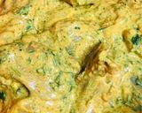 A picture of step 4 of Reshmi chicken Biryani.