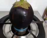 A picture of step 1 of Began Bharata(Eggplant).