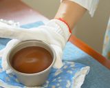A picture of step 10 of Chocolate Creme Caramel (Chocolate Custard Pudding).