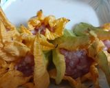 Hình bước làm 2 của món Bông bí nhồi thịt chiên giòn