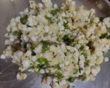 A picture of step 3 of Upvasyachi Thalipeeth (Sabudana paratha).
