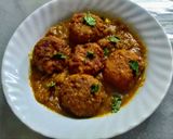 A picture of step 9 of Lauki ke kofte.