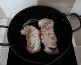 Hình bước làm 2 của món Mì thịt heo hầm trứng ngâm (Món Nhật)