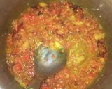 A picture of step 2 of Arabian fried rice.
