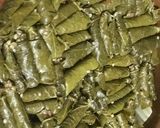A picture of step 4 of Grape Leaves Casserole with Lamb Chops.