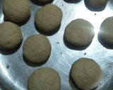 A picture of step 7 of Sorghum flour cashew cookies.(jowar flour).