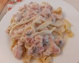 Foto del paso 1 de la receta: Fideos caseros con salsa parisienne